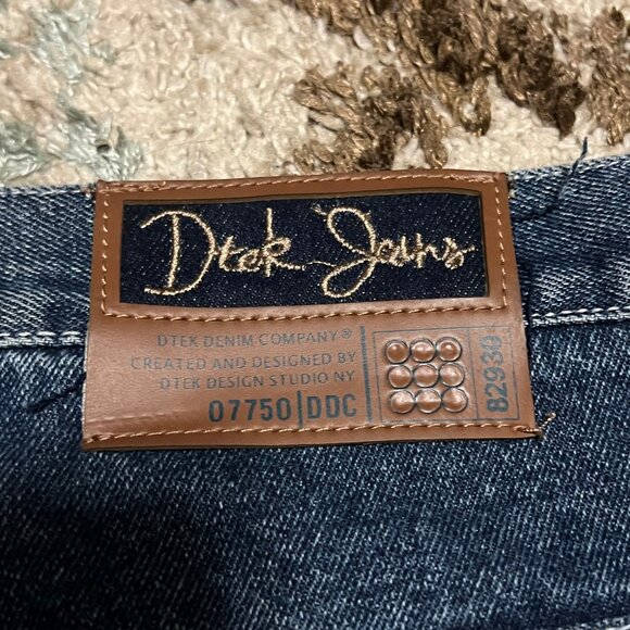 Vintage Dtek Baggy Jeans Size 38x31 Skater Southpole Style Y2K - Picture 4 of 6